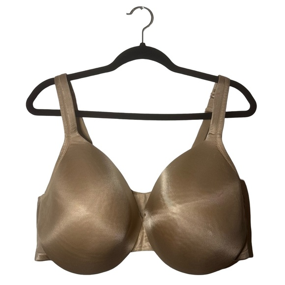 Cacique Full Coverage Underwire Support Lined Lane Bryant Nude Bra size 44DD - Picture 3 of 9